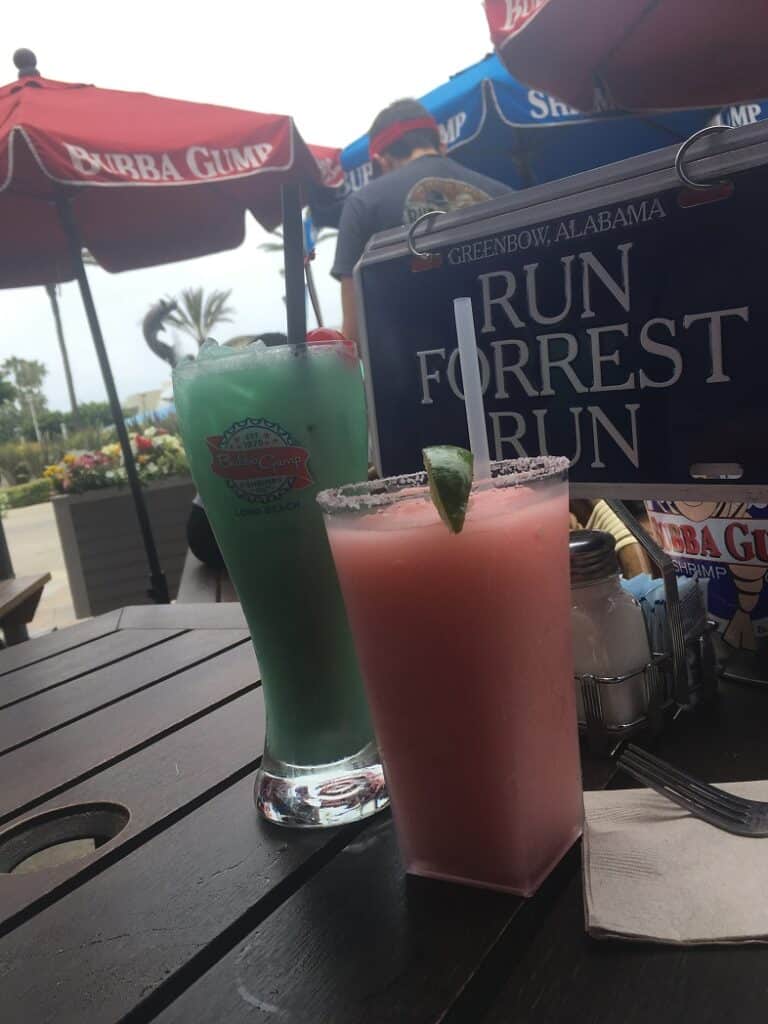 mixed drinks at Bubba Gump Shrimp Co in Long Beach