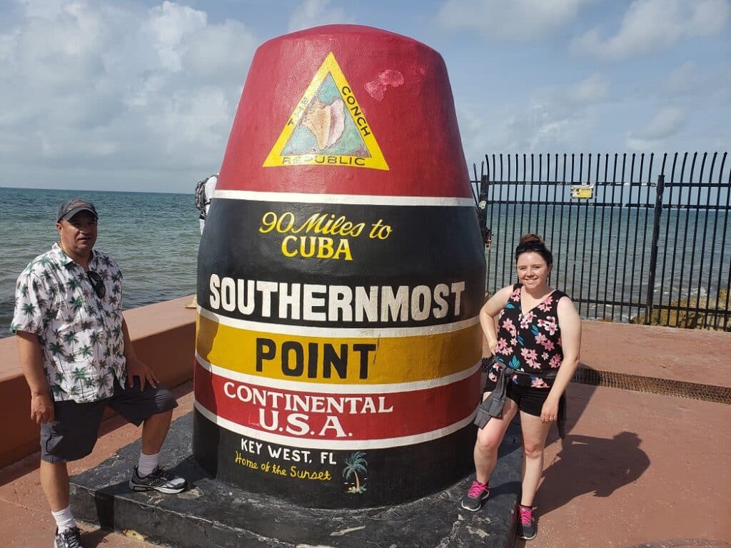 Southernmost Point in the Continental US buoy in Key West