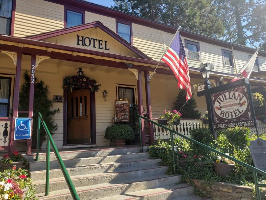 Historic Julian Gold Rush Hotel - Julian, CA national historical landmark