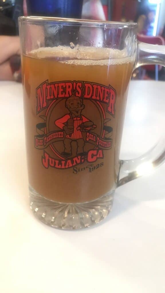 Miner's Diner Apple Cider - Julian, California