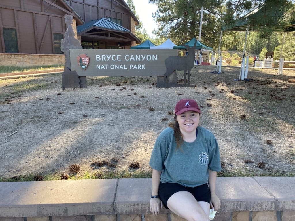 Bryce Canyon National Park welcome sign