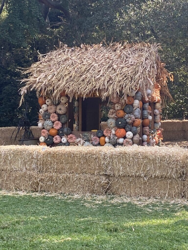 Halloween at Descanso Gardens - Main Lawn Pumpkin House
