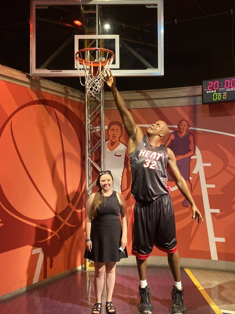 Madame Tussaud's Wax Museum in Las Vegas - basketball