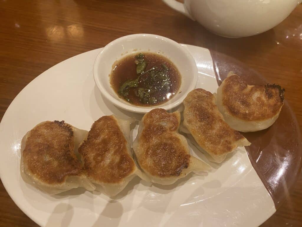 Potstickers from Noodles at Bellagio Las Vegas