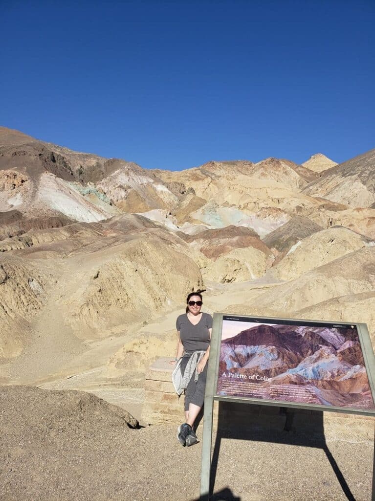 Artist's Palette on Artist's Drive at Death Valley National Park
