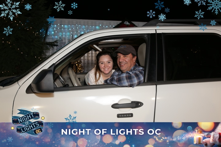 Night of Lights OC branded professional photo op