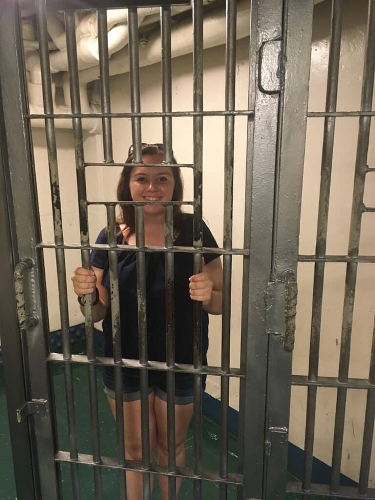 USS Midway Museum - San Diego, California - ship jail