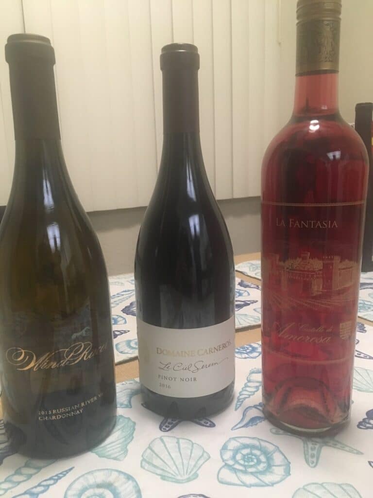 3 Wines from Napa Valley