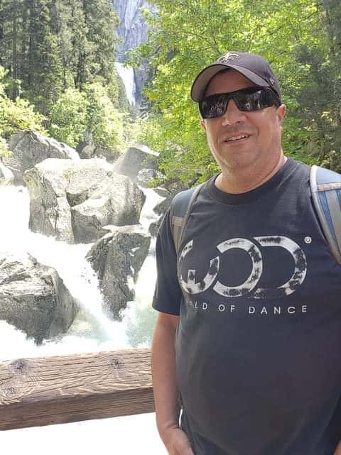 Vernal Falls trail in Yosemite National Park