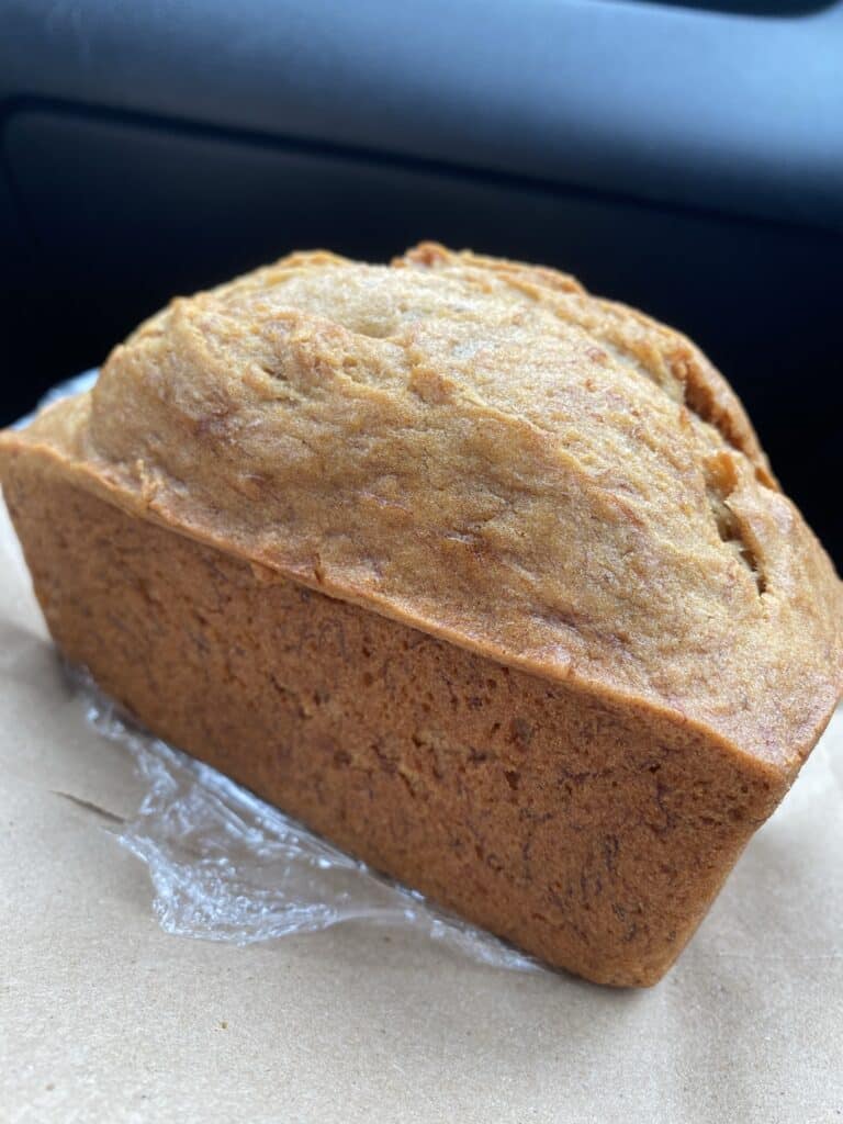 banana bread loaf from Aunty Sandy's