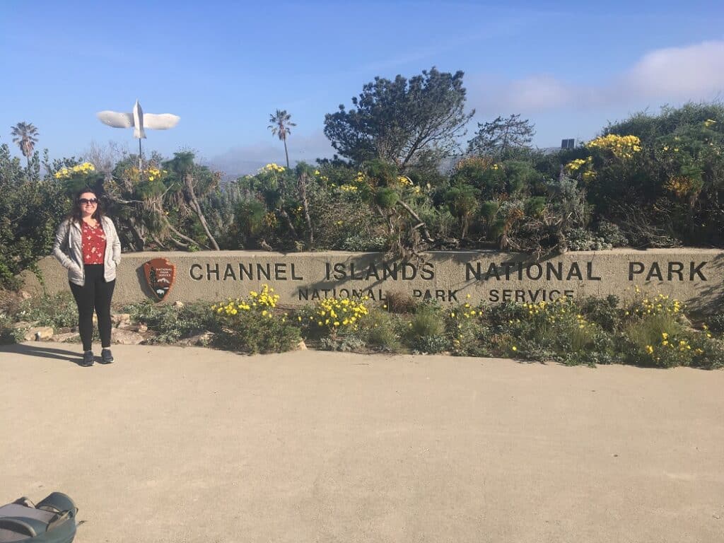 Channel Islands National Park entrance sign