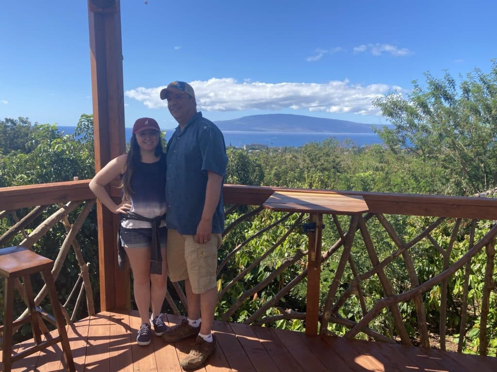 chocolate tasting in a treehouse on Maui