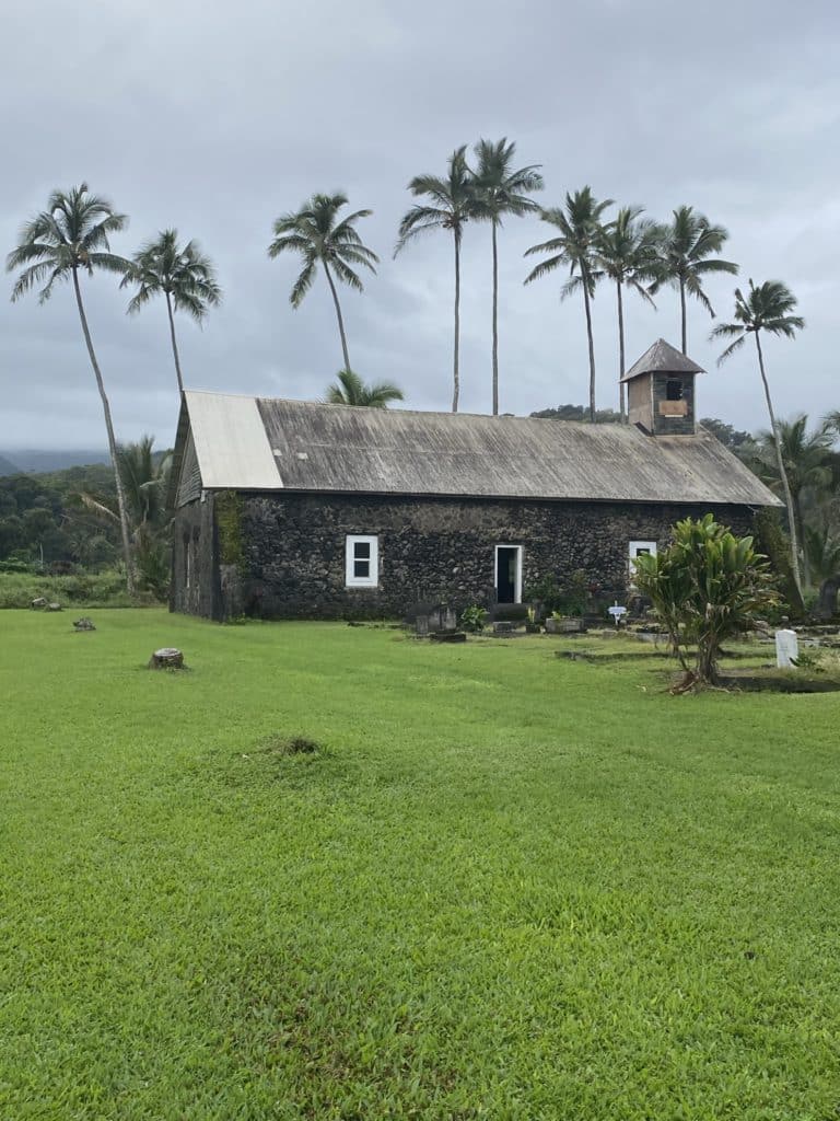 historic church on the Ke'anae Peninsula