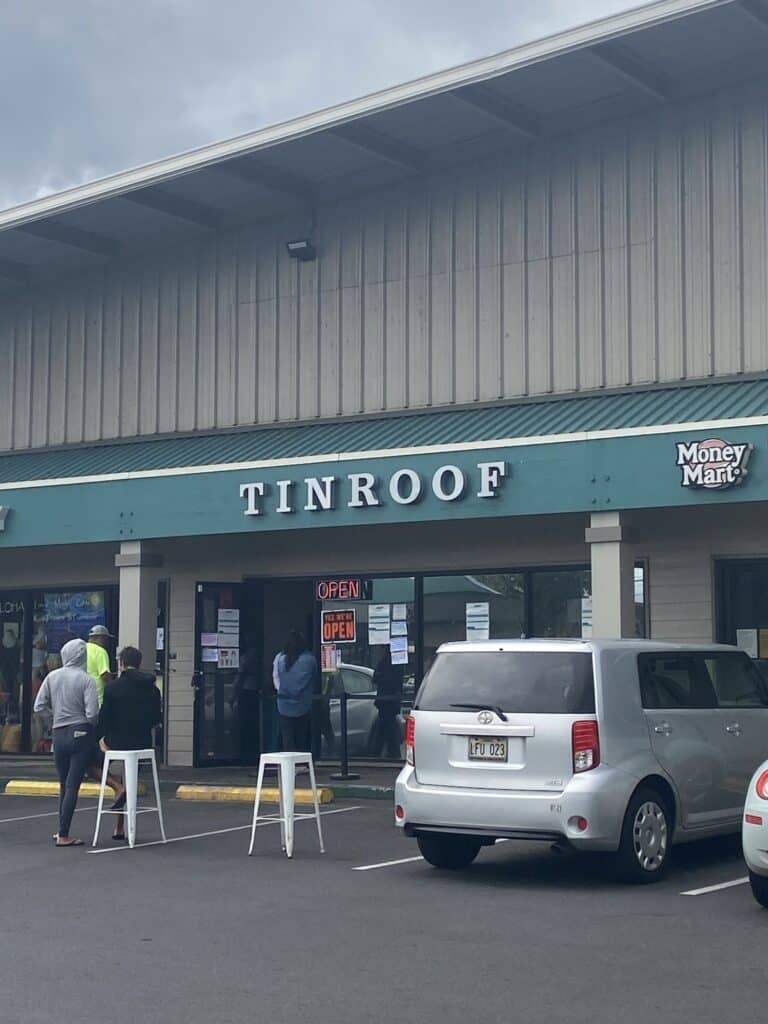 Tinroof Maui restaurant