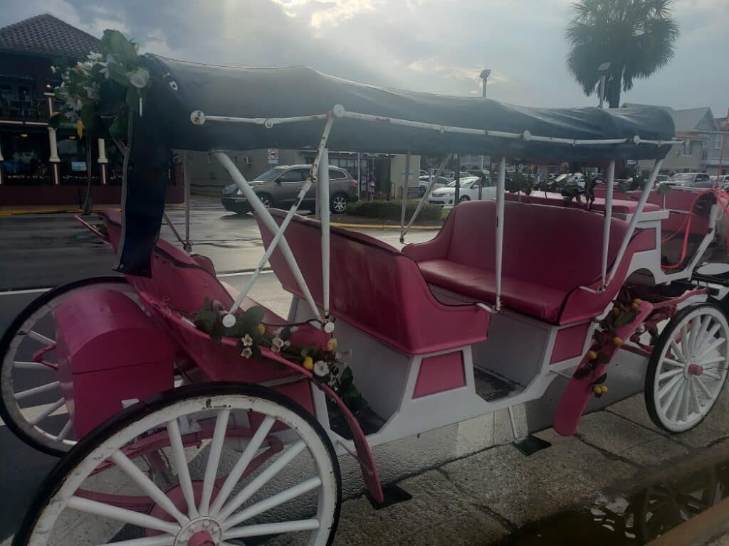 carriage ride through St. Augustine