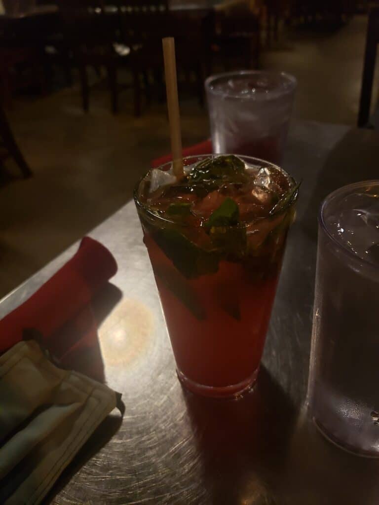 Strawberry Mojito from Conch Republic Seafood Company in Key West