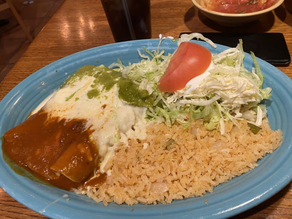 El Toro - Dayton, Ohio - enchiladas plate