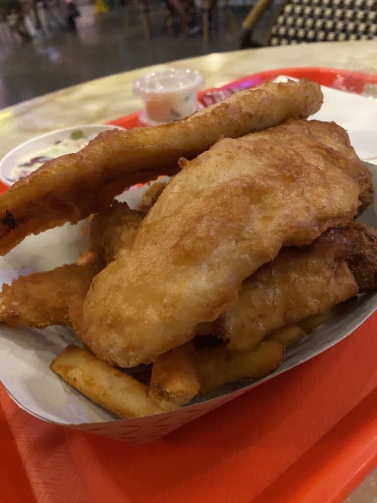 Fulton Fish Frye at New York New York Hotel and Casino - Fish and Chips