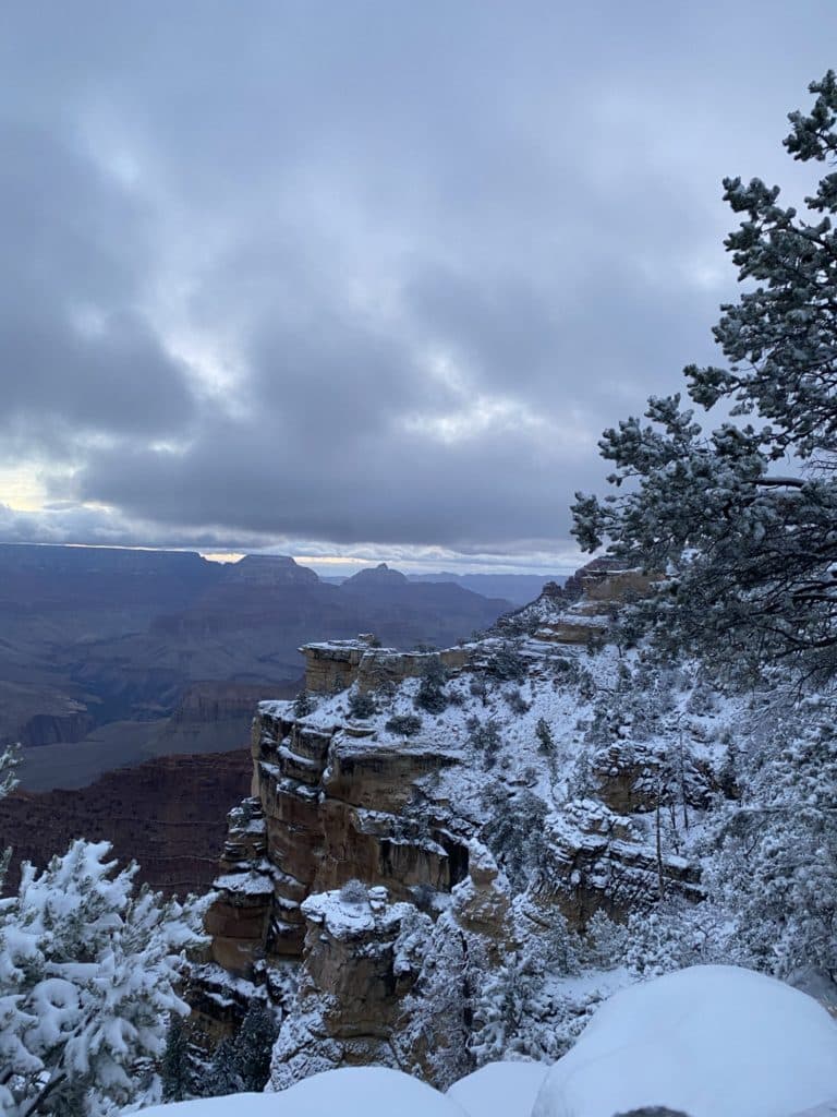 sunrise at Grand Canyon National Park from Mather Point Overlook