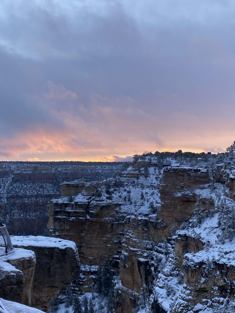 Grand Canyon National Park Sunrise views