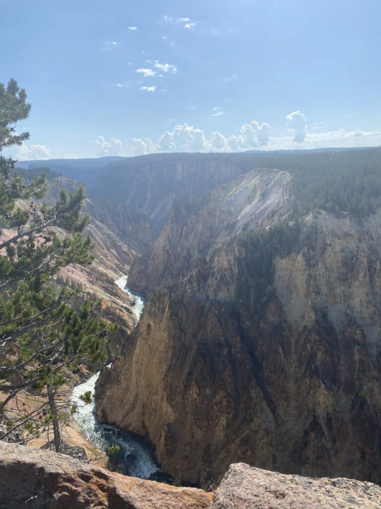 Grand Canyon of the Yellowstone North Rim Drive