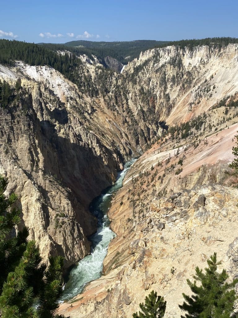 Grand Canyon of the Yellowstone North Rim Drive