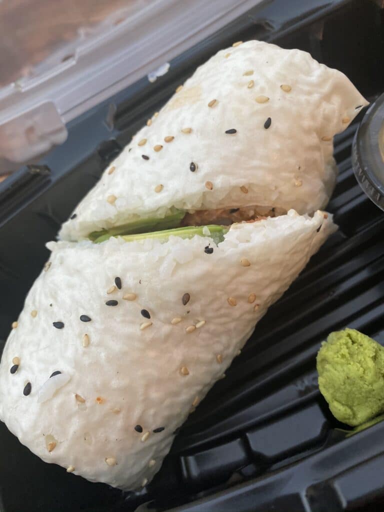 sushi burrito - HQ Gastropub - best restaurants in Huntington Beach