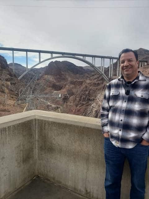 photo of JP at Hoover Dam