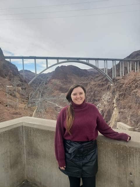 photo of me at Hoover Dam