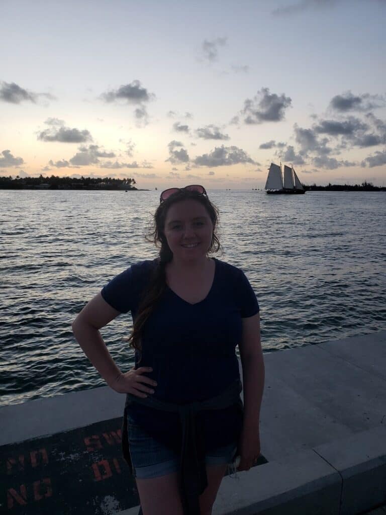 Mallory Square Key West at sunset 