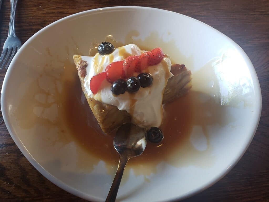 Bread Pudding from Meehan's Irish Pub and Seafood House in St. Augustine, Florida
