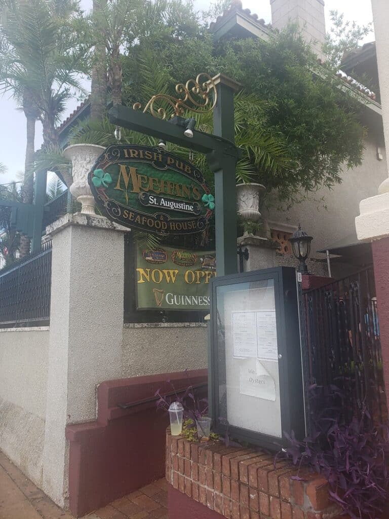 Meehan's Irish Pub & Seafood House in St. Augustine