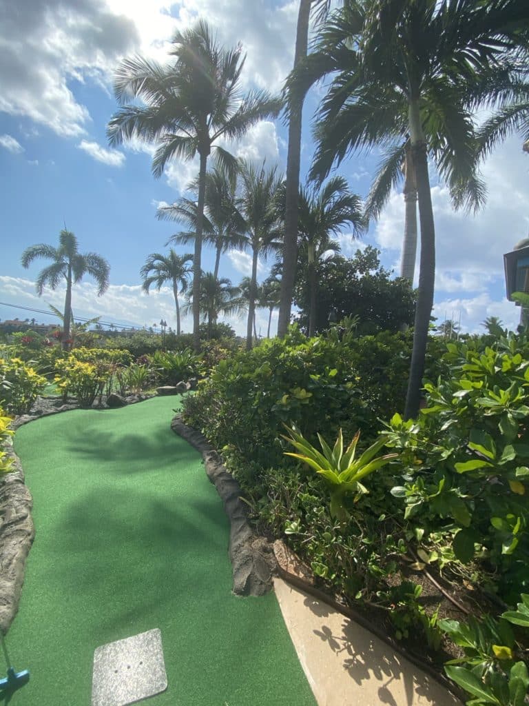 mini golf courses at Maui Golf & Sports Park