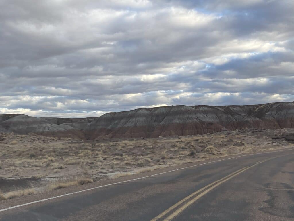 Petrified Forest National Park Southern Drive Scenic Views