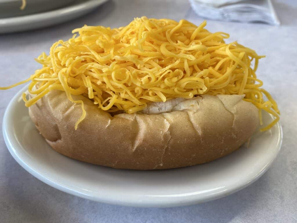 Skyline Chili - Dayton, Ohio - Cheese Coney