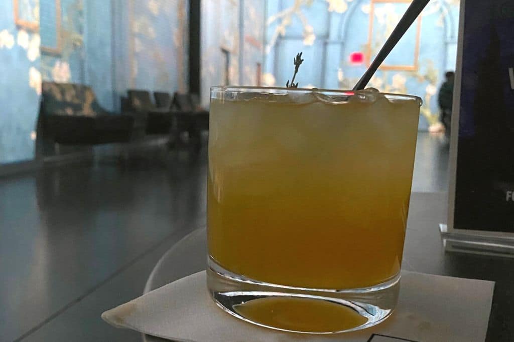cocktail from Area15 Las Vegas