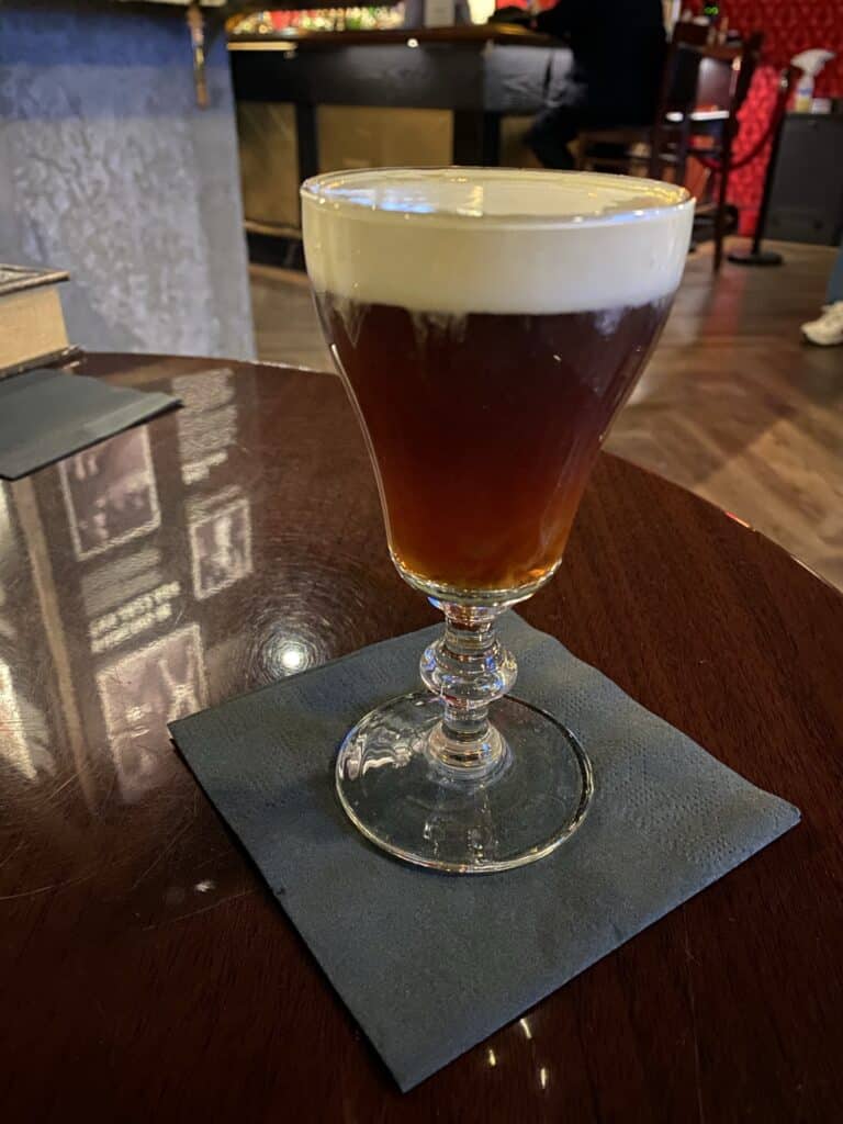 Irish Coffee from The Underground Speakeasy and Distillery at the Mob Museum in Downtown Las Vegas