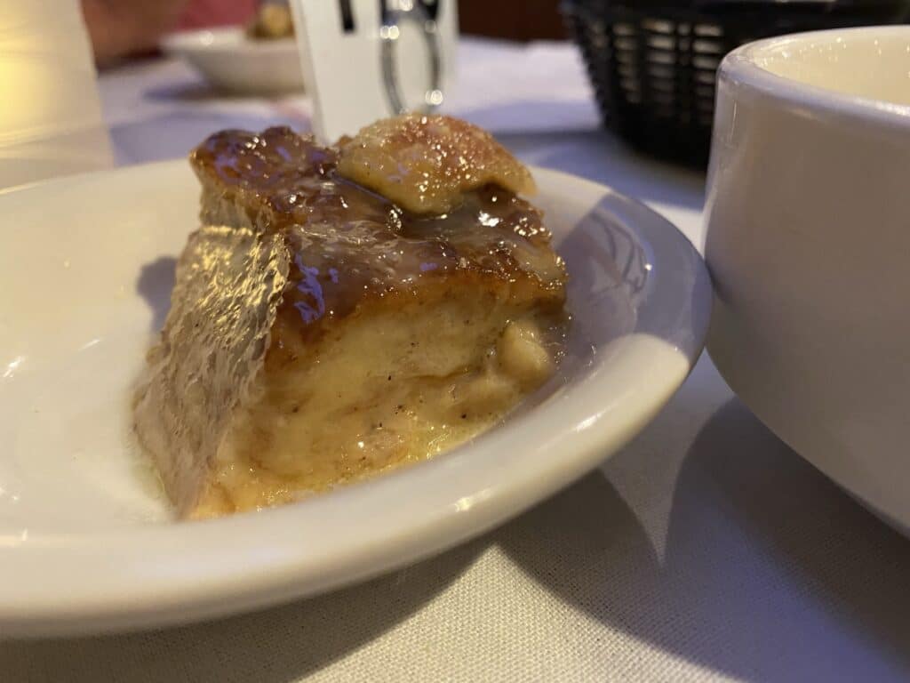 New Orleans Jazz Dinner Cruise - Chocolate Bread Pudding