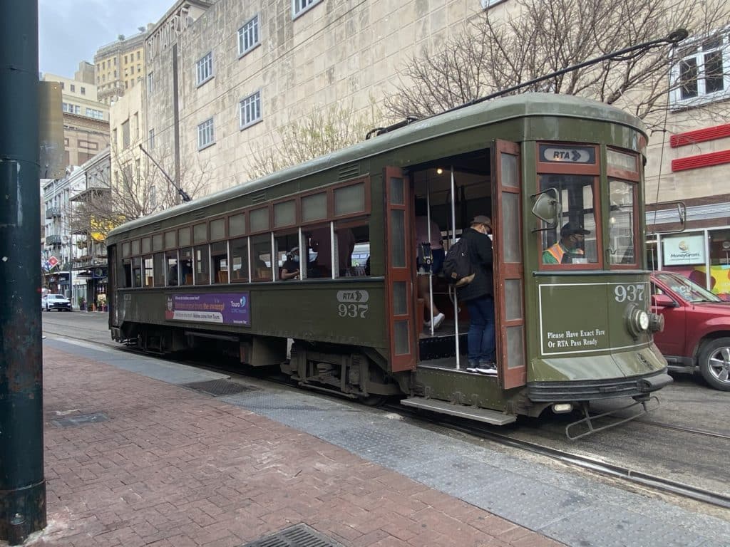 The New Orleans RTA Streetcar