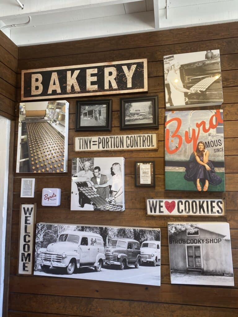 Byrd's Famous Cookies in Charleston - Savannah to Charleston Road Trip Itinerary