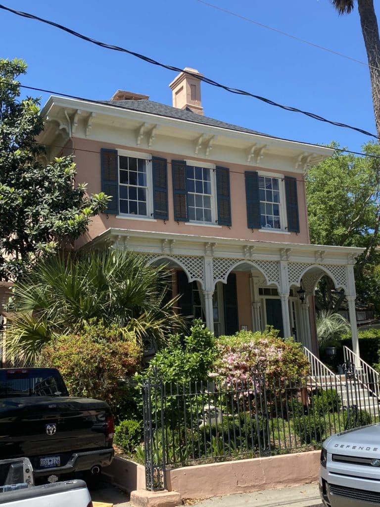 various architecture and historic buildings around Charleston