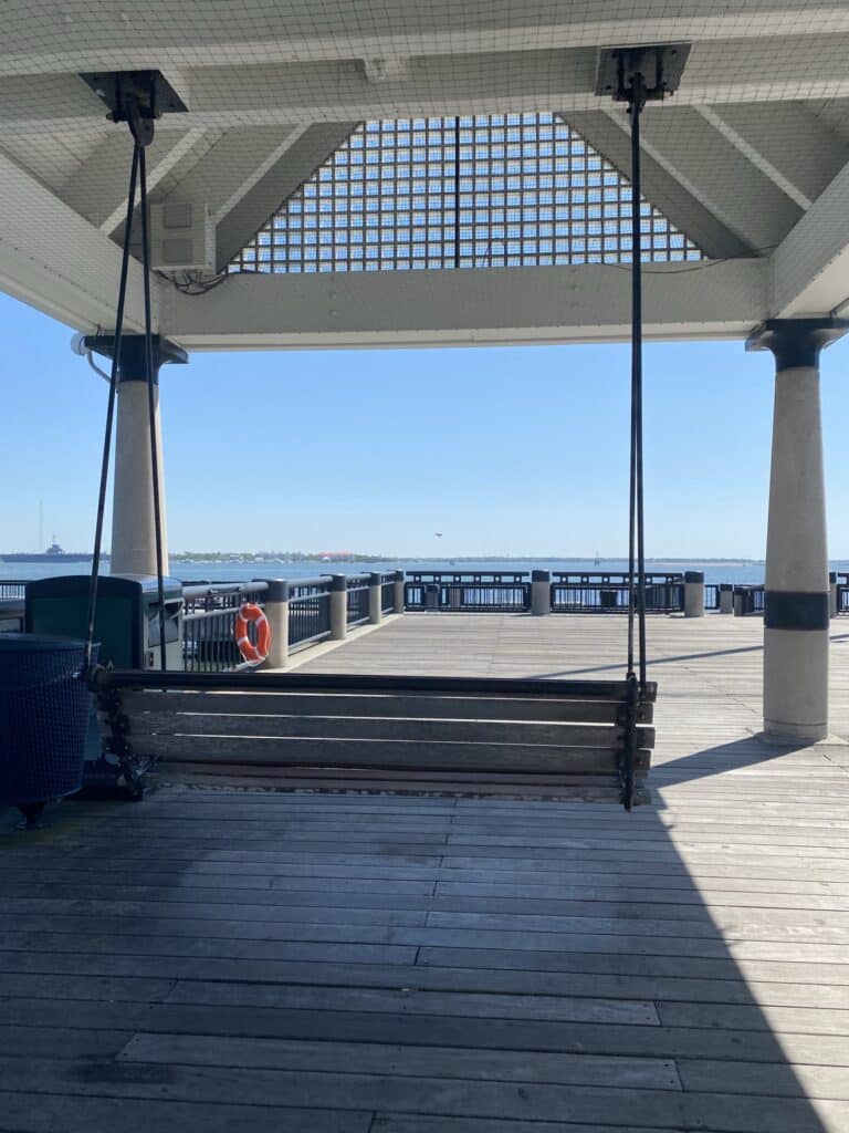 Charleston Waterfront - swings