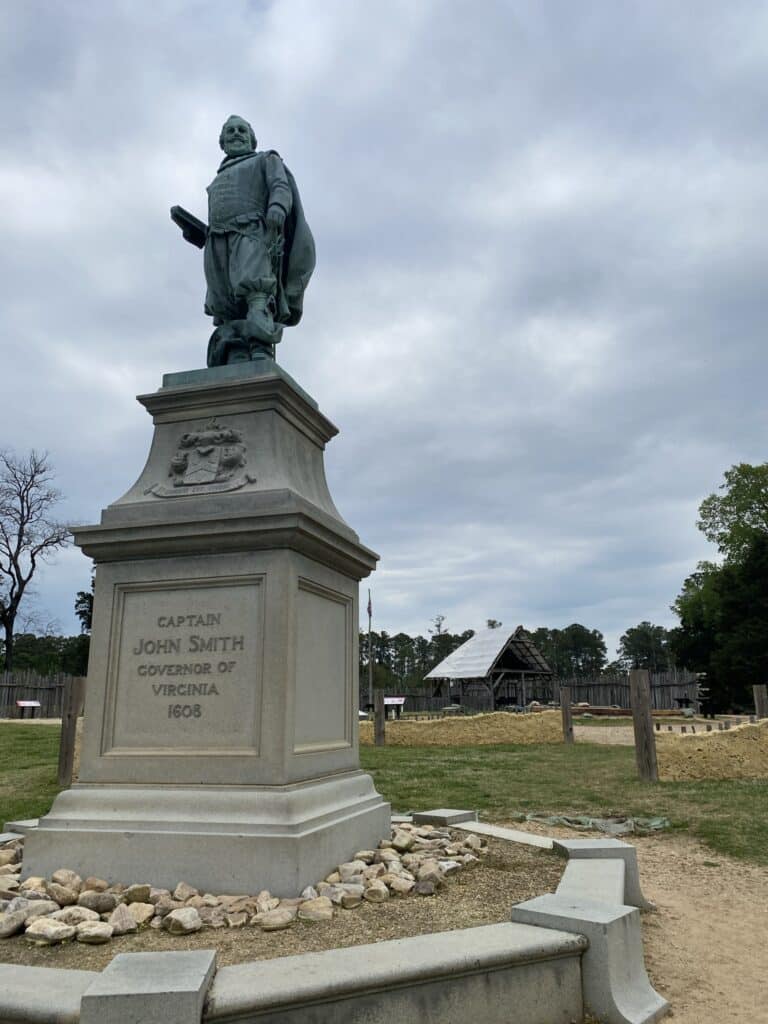 Historic Jamestowne - Captain John Smith statue