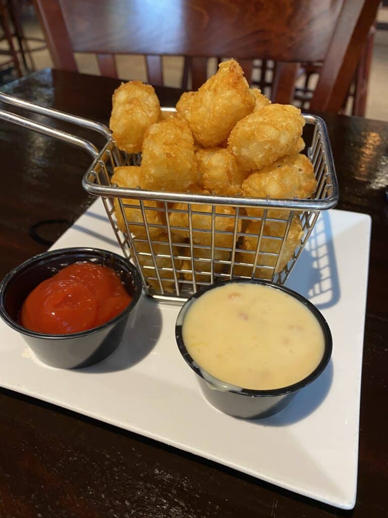Brass Tap in National Harbor - Tater Tots