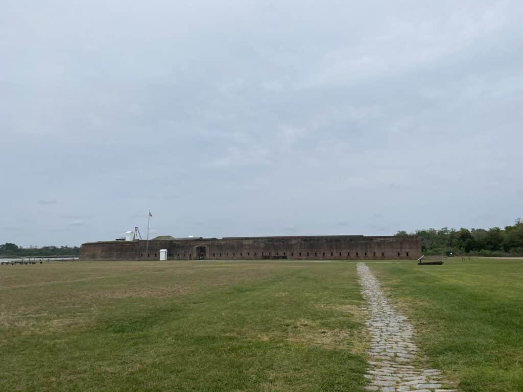 Old Fort Jackson in Savannah, Georgia - from the outside