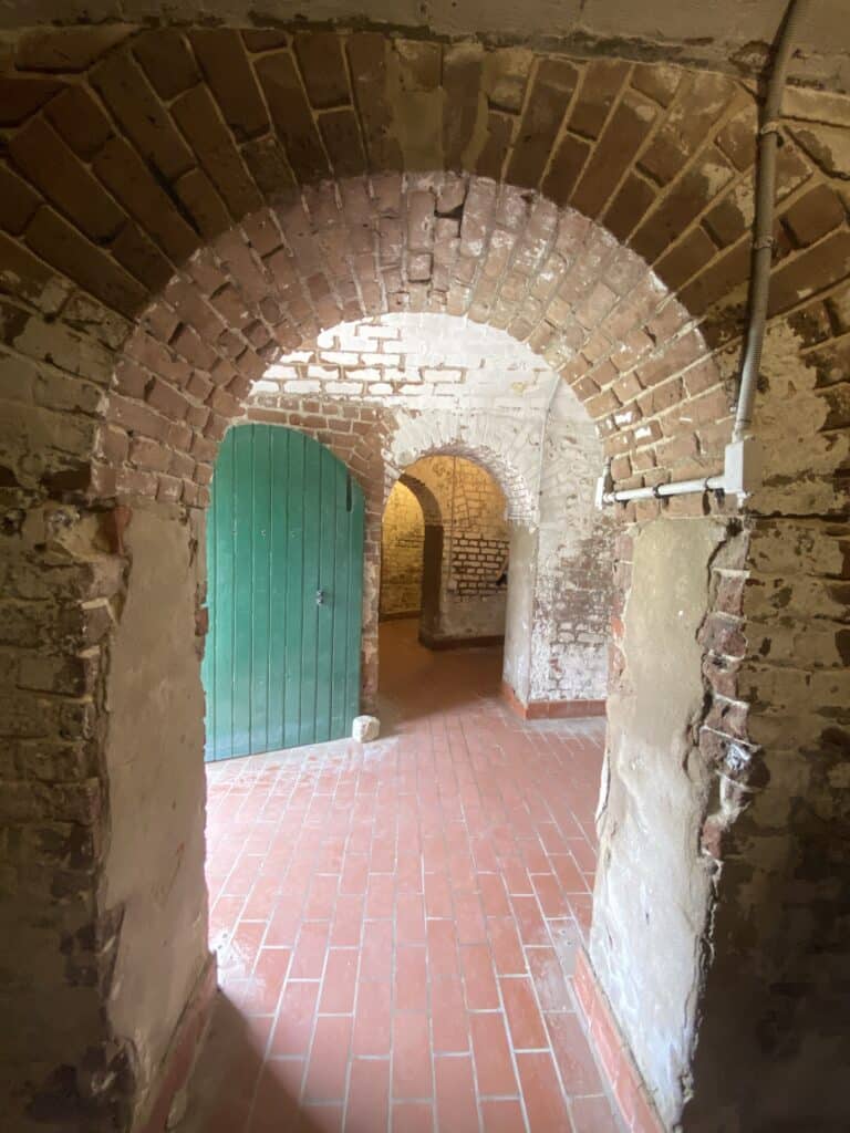 Old Fort Jackson in Savannah, Georgia - tunnels