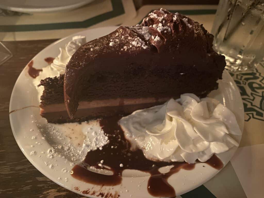 Six Pence Pub in Savannah, Georgia - Chocolate Cake