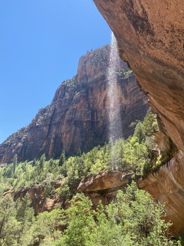Lower Emerald Pools hike at Zion National Park
