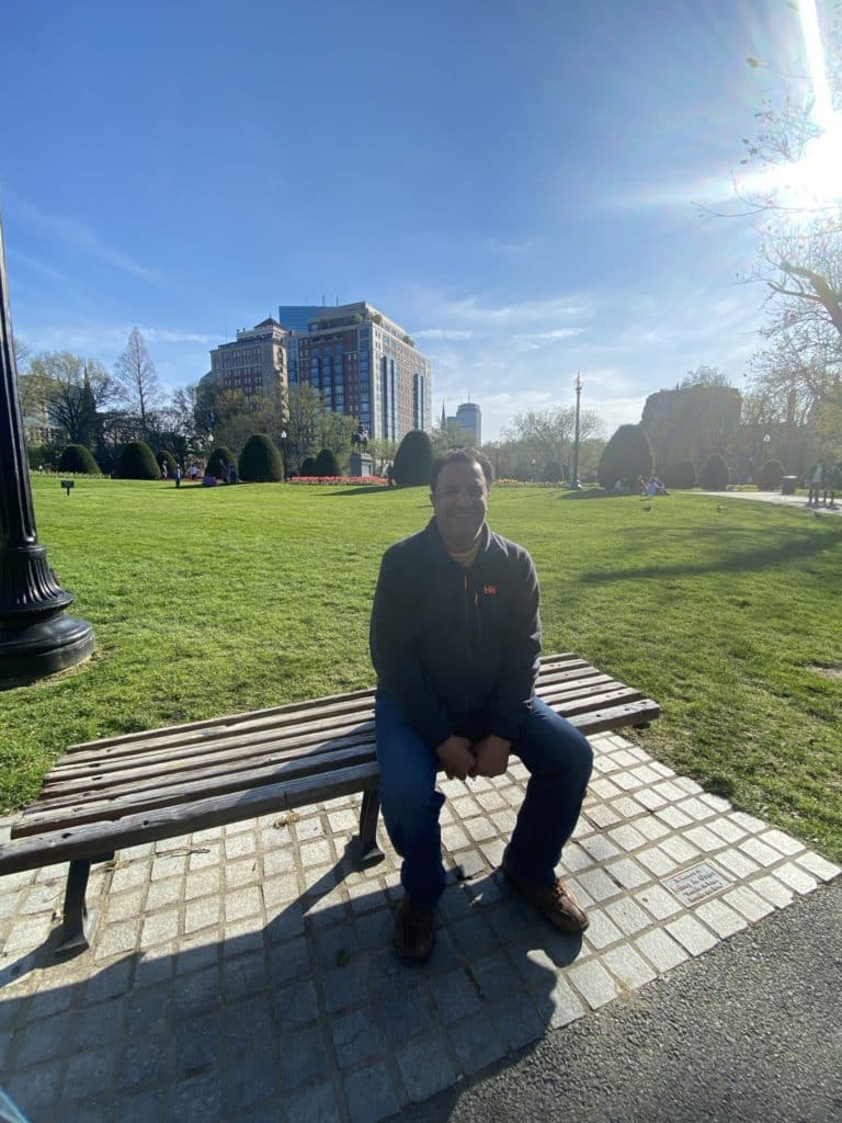 Boston Common - Good Will Hunting bench