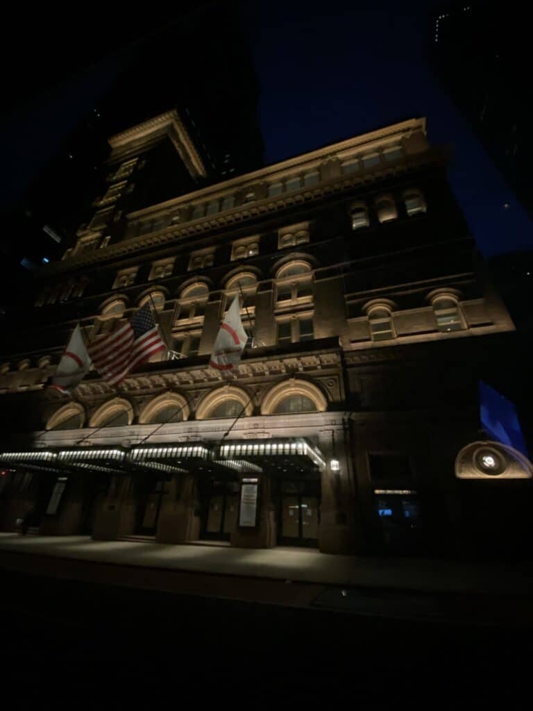 Carnegie Hall in Manhattan